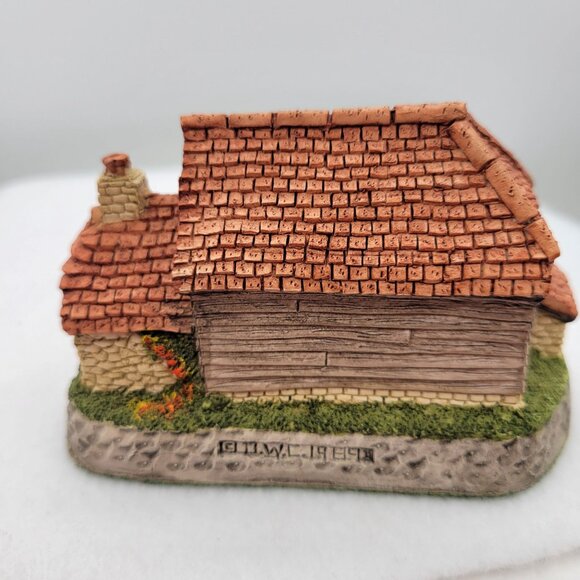 Vintage David Winter Cottages British Traditions October HARVEST BARN w Box COA - Picture 6 of 14